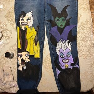 Hand-Painted Pants: Disney Villains